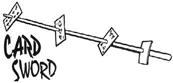 Card Sword - Cartoon